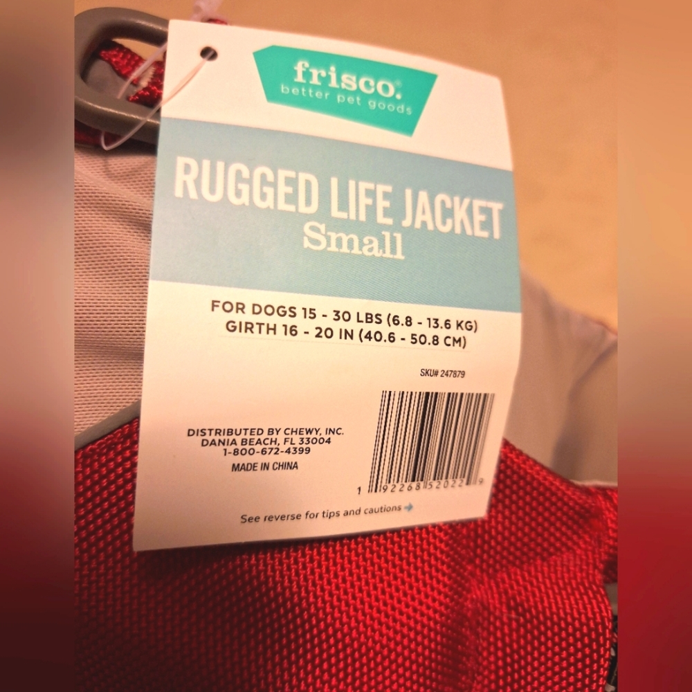 Frisco Rugged Life Jacket Small Dog - Picture 2 of 3